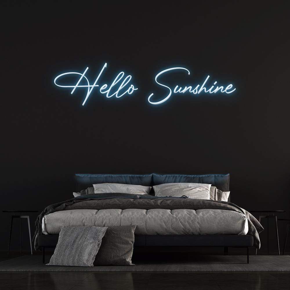 Hello sunshine on sale neon light