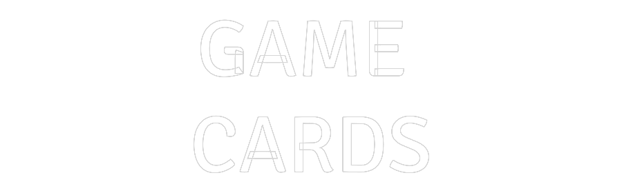 Custom Neon: GAME 
CARDS