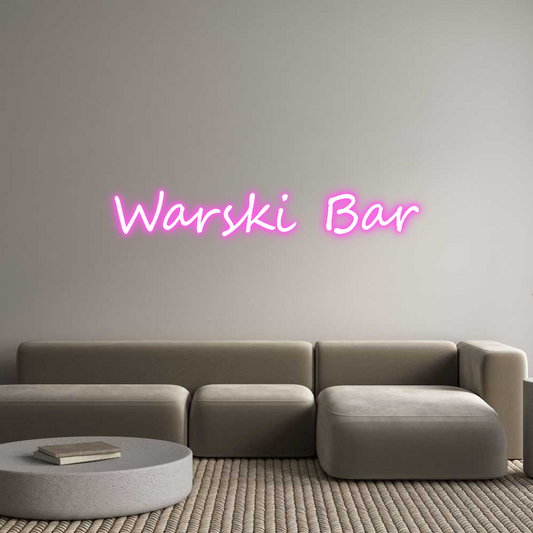 Your Neon Warski Bar