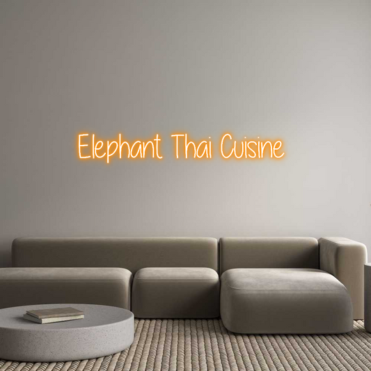 Custom Neon: Elephant Thai...