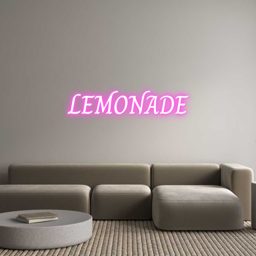 Custom Neon: LEMONADE