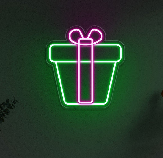 Gift Box - LED Neon Sign