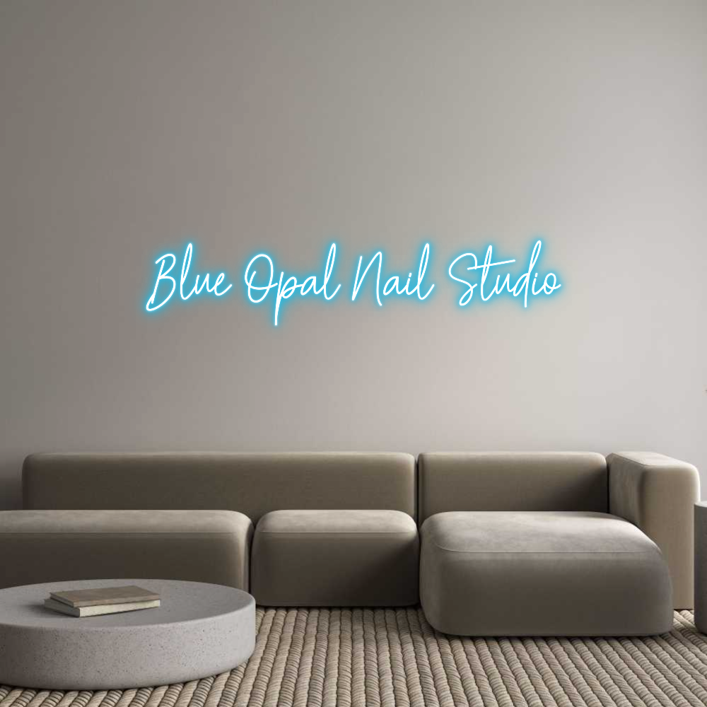 Your Neon Blue Opal Nai...