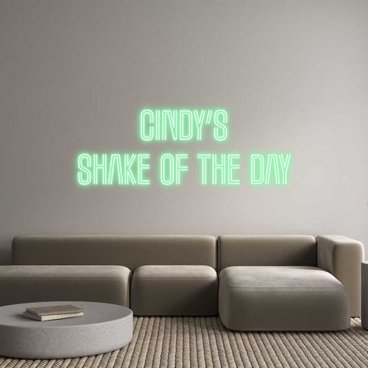 Custom Neon: Cindy’s
Shak...