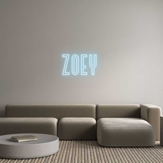 Custom Neon: Zoey