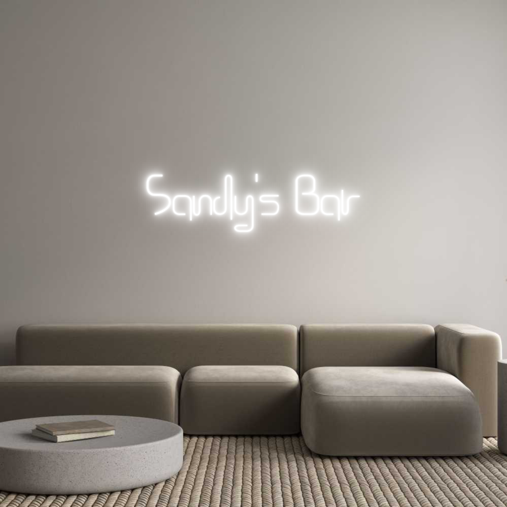 Custom Neon: Sandy's Bar