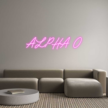 Your Neon ALPHA O