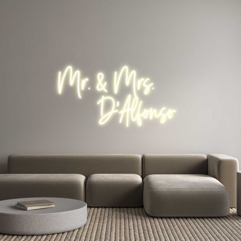 Custom Neon: Mr. & Mrs. 
...