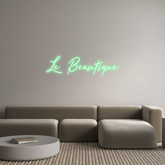 Custom Neon: Le Beautique