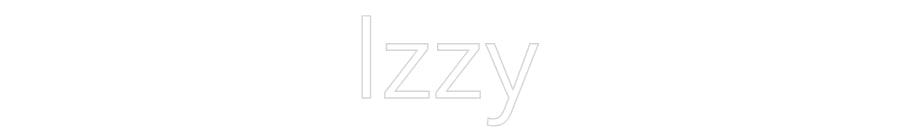 Custom Neon: Izzy