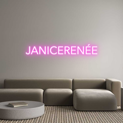 Custom Neon: JANICERENÉE