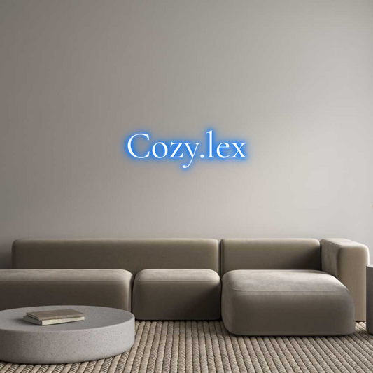 Custom Neon: Cozy.lex