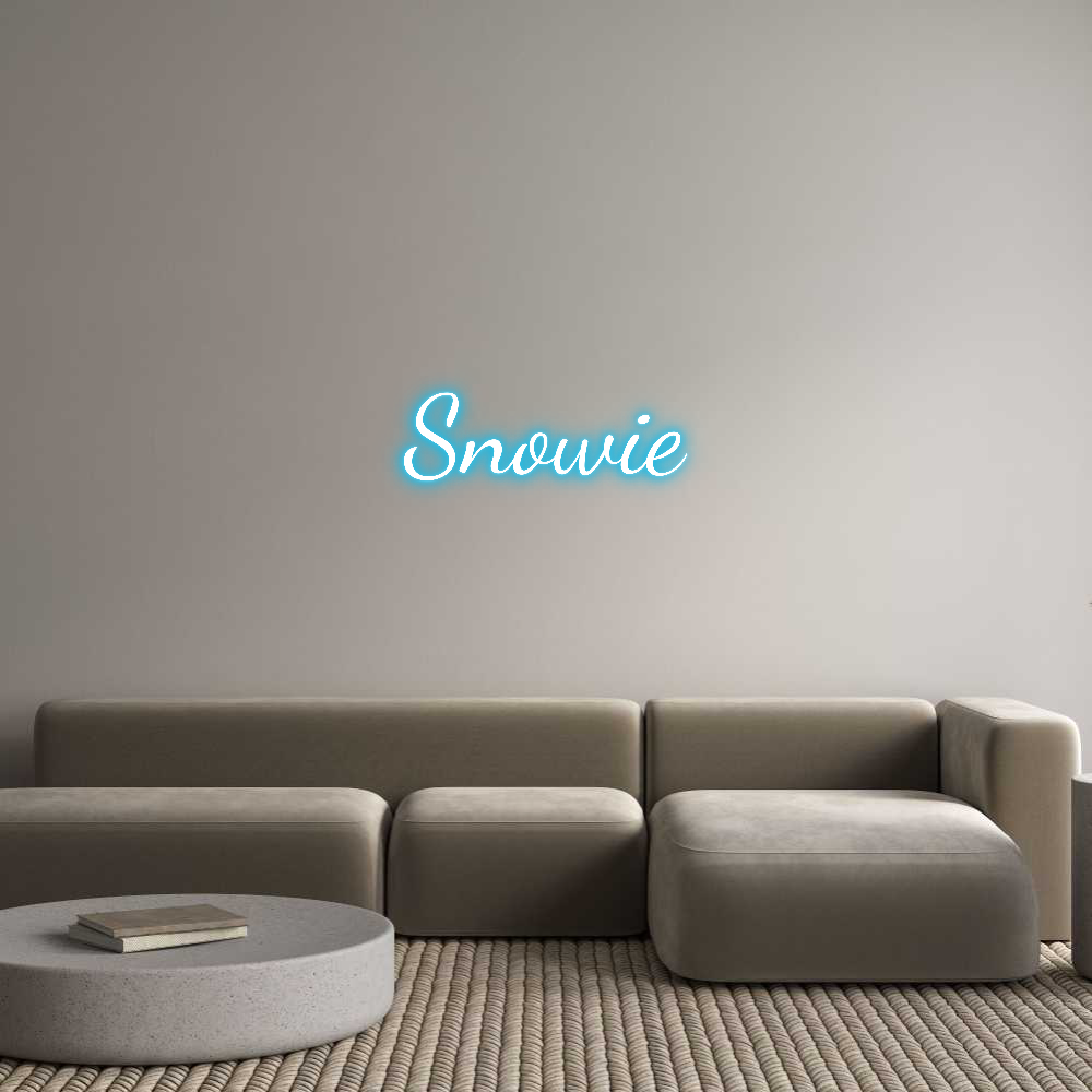 Custom Neon: Snowie