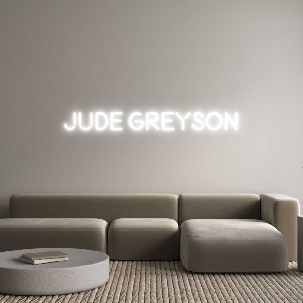 Custom Neon: Jude Greyson