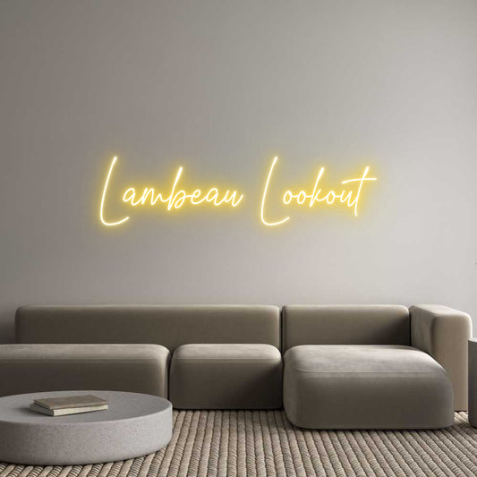 Custom Neon: Lambeau Lookout