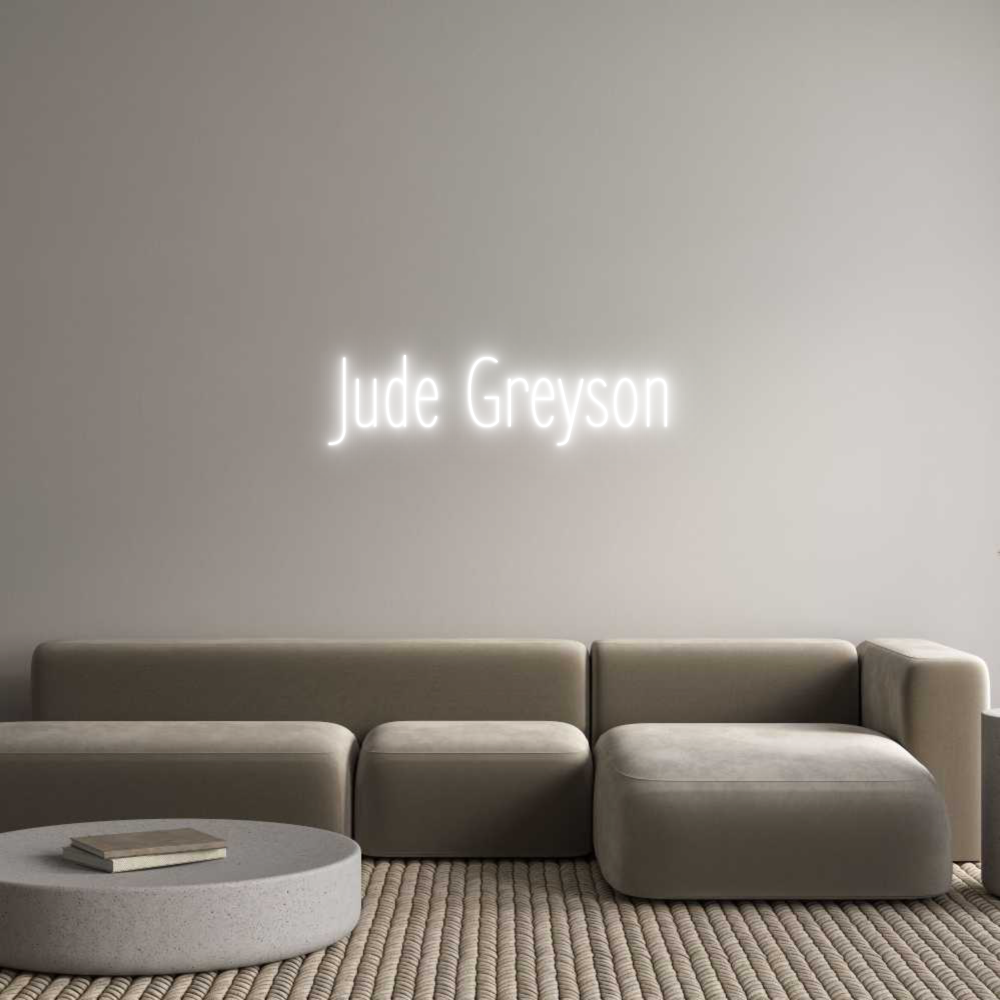 Custom Neon: Jude Greyson