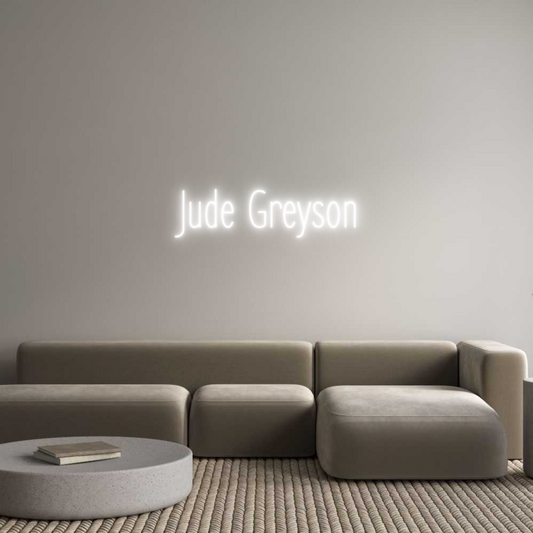 Custom Neon: Jude Greyson