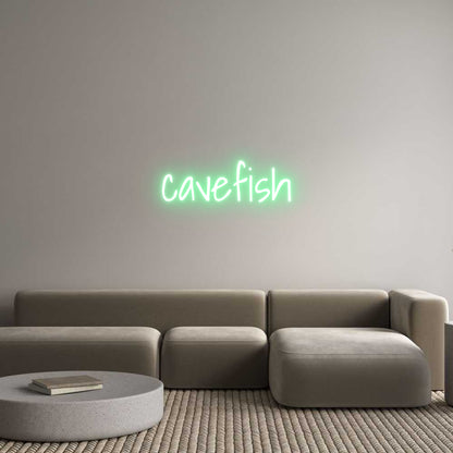 Custom Neon: cavefish