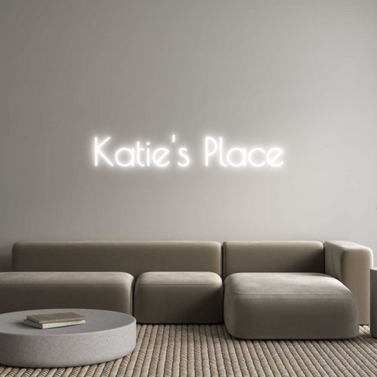 Custom Neon: Katie's Place