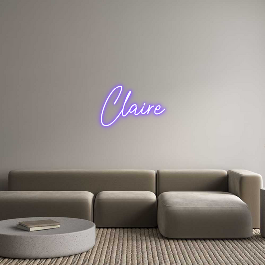 Custom Neon: Claire