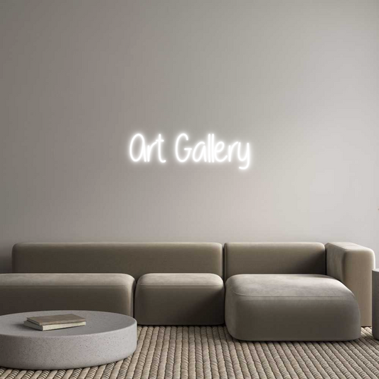 Custom Neon: Art Gallery