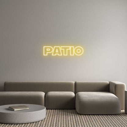 Custom Neon: patio