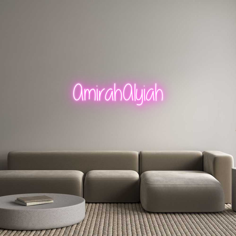 Custom Neon: AmirahAlyiah