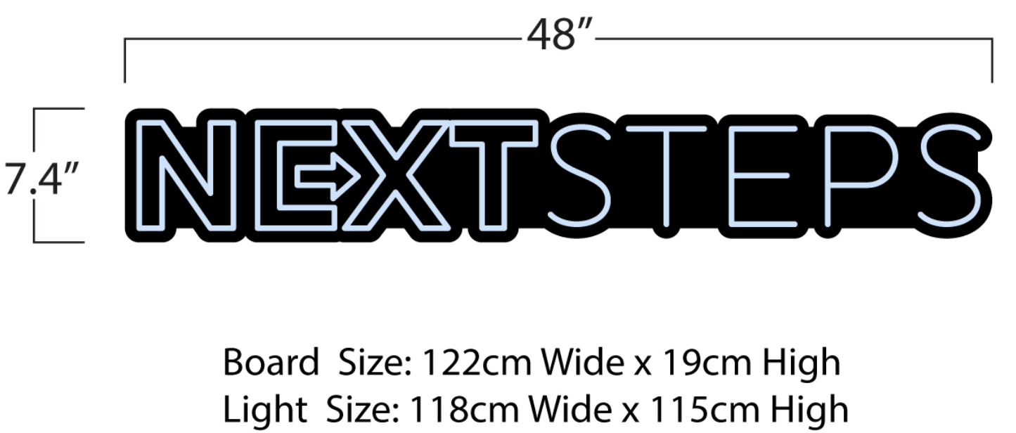 Neon Sign NextSteps