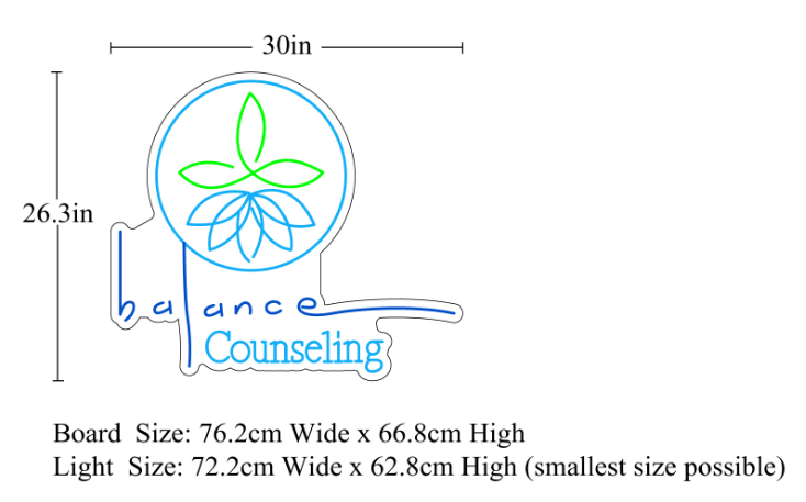 Neon Sign Balance Counseling