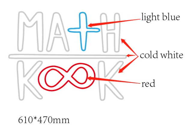 MathKook neon sign