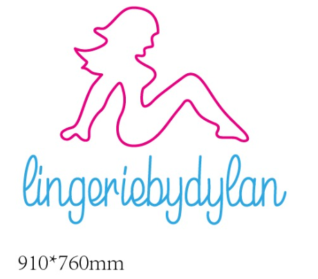 Lingerie by Dylan Neon Sign