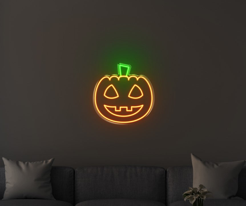 Pumpkin Halloween Neon Sign