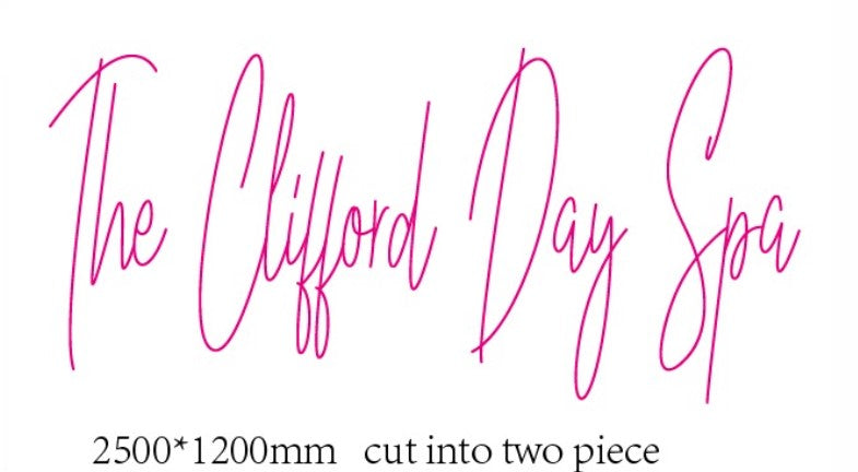 The Clifford Day Spa Neon Sign