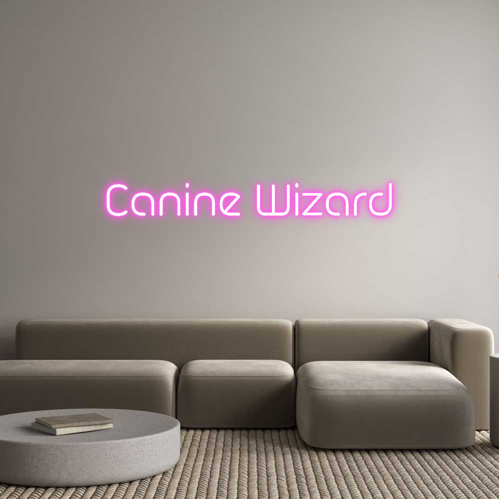 Your Neon Canine Wizard