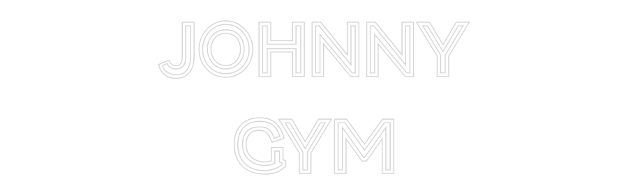 Custom Neon: JOHNNY
GYM