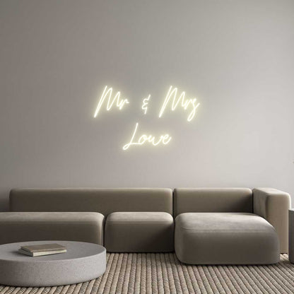 Custom Neon: Mr & Mrs
Lowe