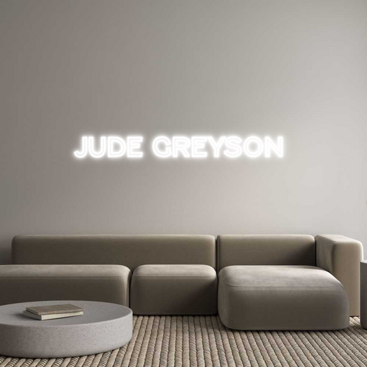 Custom Neon: Jude Greyson