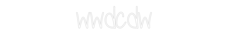 Custom Neon: wwdcdw