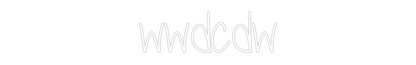 Custom Neon: wwdcdw