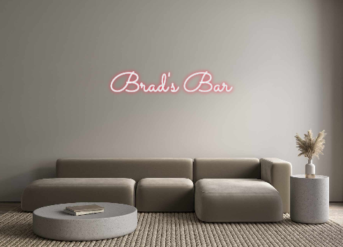 Custom Neon: Brad's Bar