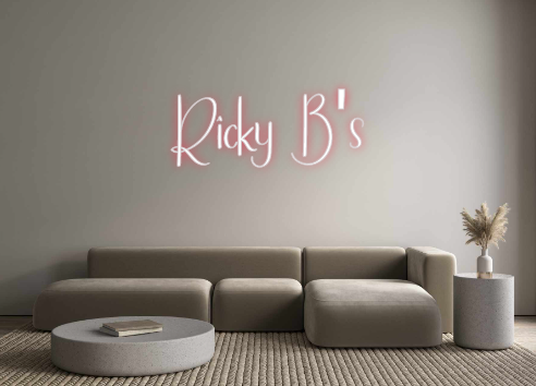 Custom Neon: Ricky B's