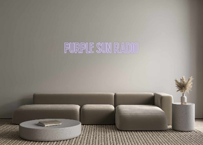 Custom Neon: PURPLE SUN RA...