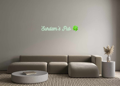 Custom Neon: Surdam’s Pub 🍀