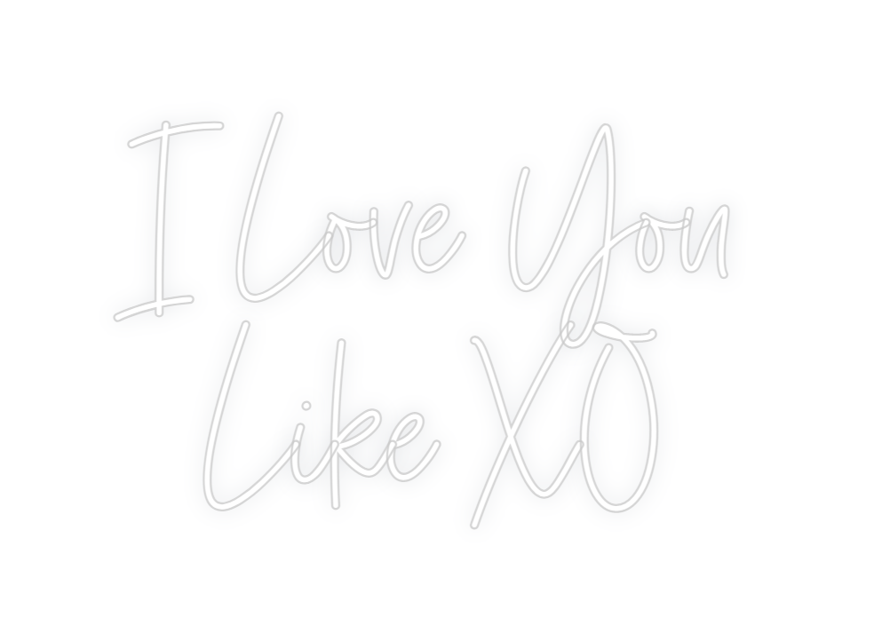 Custom Neon: I Love You
Li...