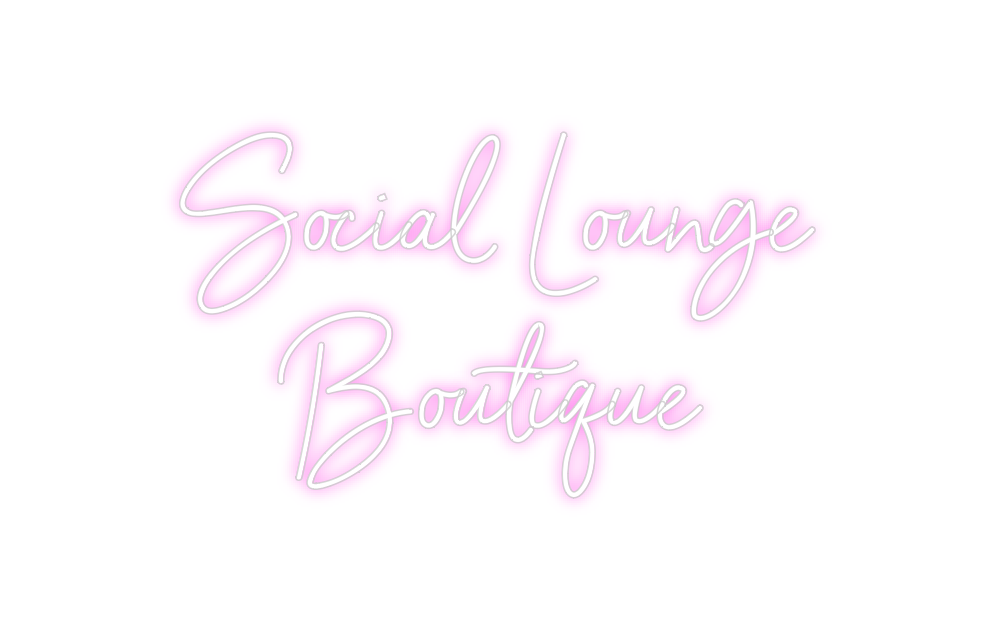 Custom Neon: Social Lounge...