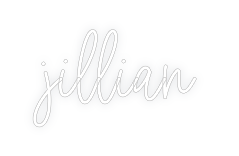 Custom Neon: jillian