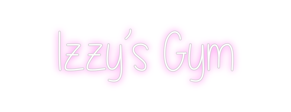 Custom Neon: Izzy’s Gym