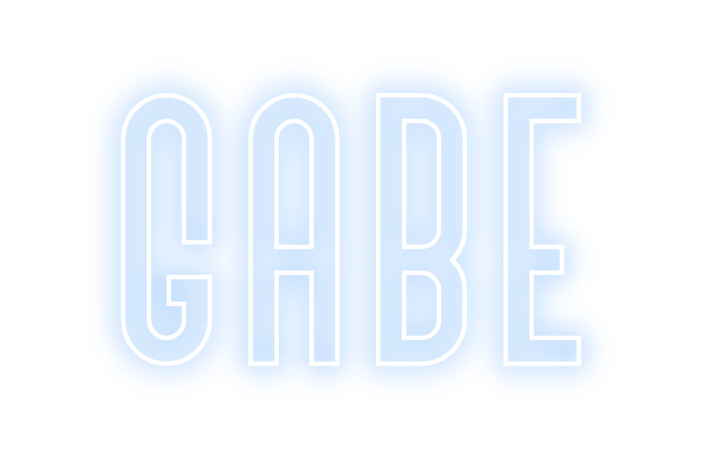 Custom Neon: GABE