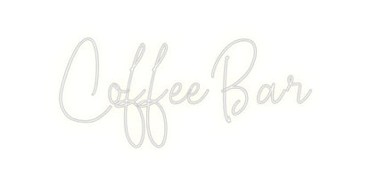 Custom Neon: Coffee Bar