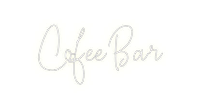 Custom Neon: Cofee Bar